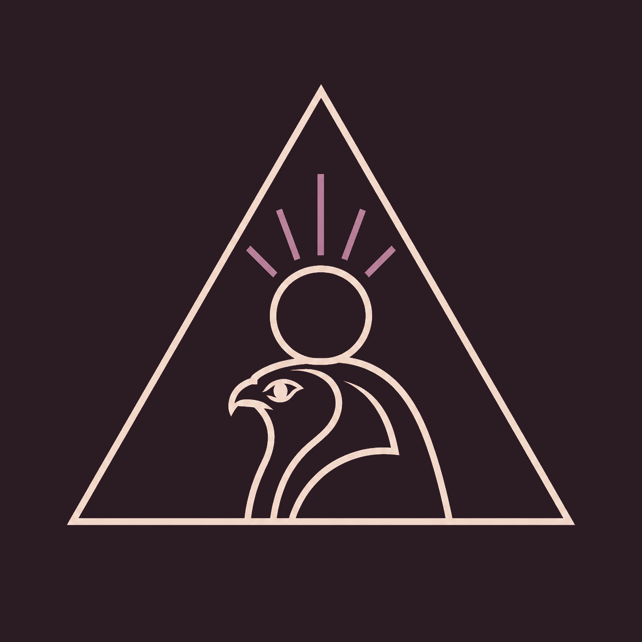 Premium Ra pyramid logo